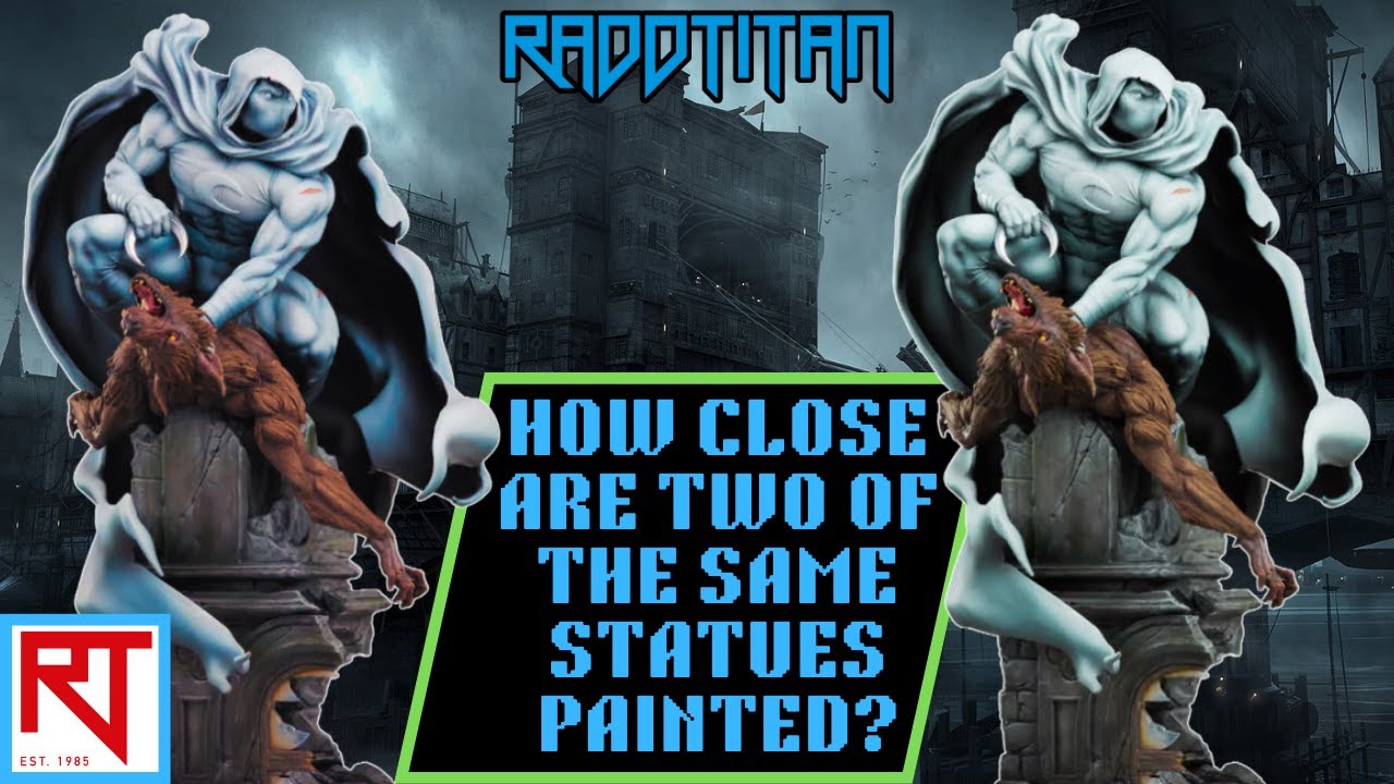 Сравнение двух фигурок Лунного Рыцаря от Sideshow 👀 | Насколько похоже качество покраски?