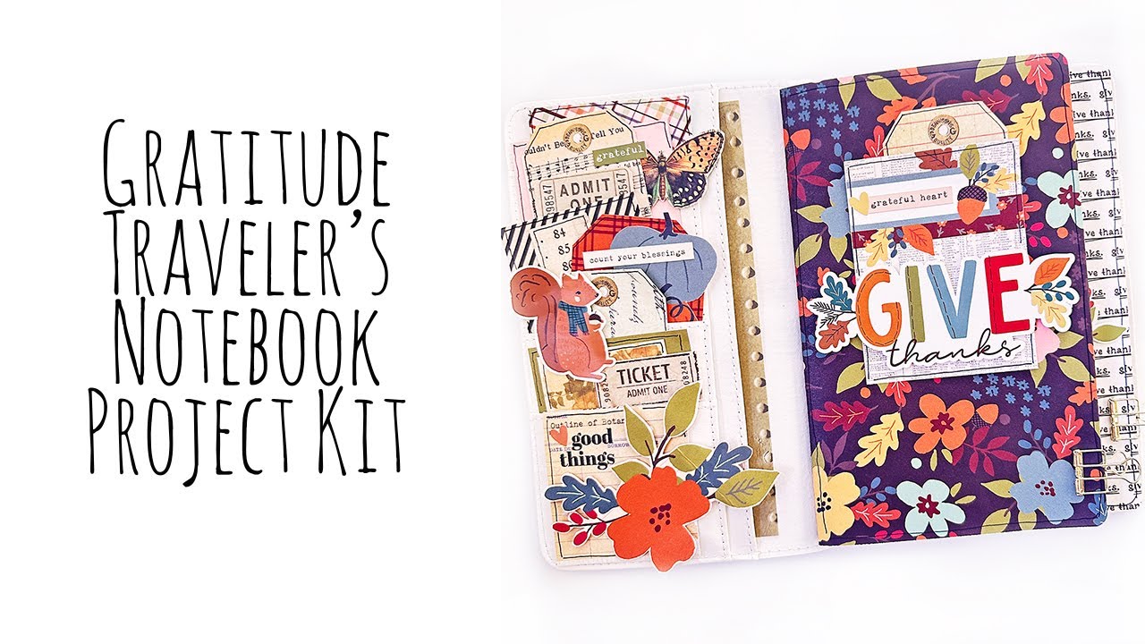 Gratitude Traveler's Notebook Project Kit | Layle By Mail