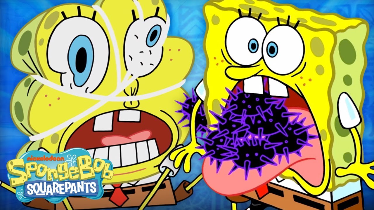 SpongeBob’s Most PAINFUL Moments 😣 | 60 Minute Compilation | @SpongeBobOfficial