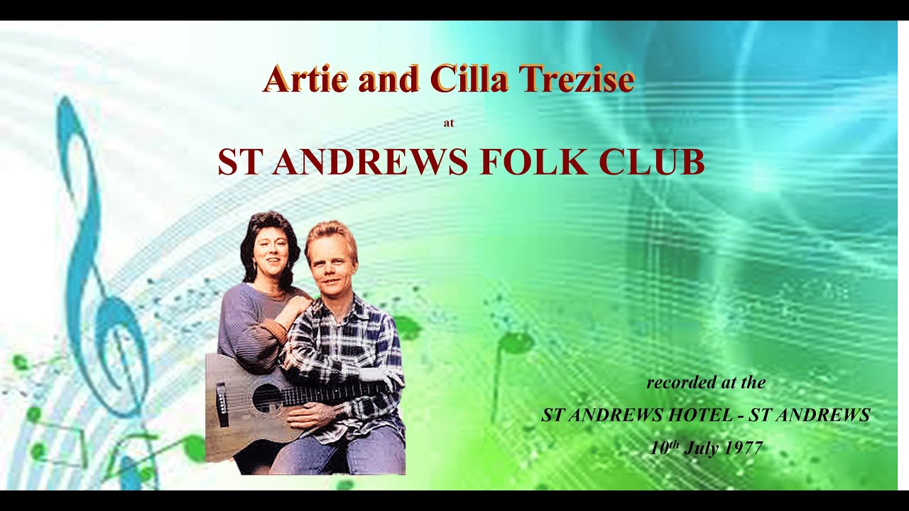 Artie & Cilla Trezise at St Andrews Folk Club 10 7 77 artiste only