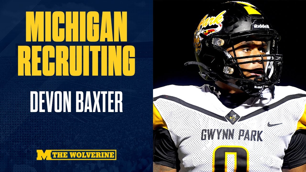 Michigan commit has UPSIDE!!!!| Devon Baxter | Michigan Football I Wolverines