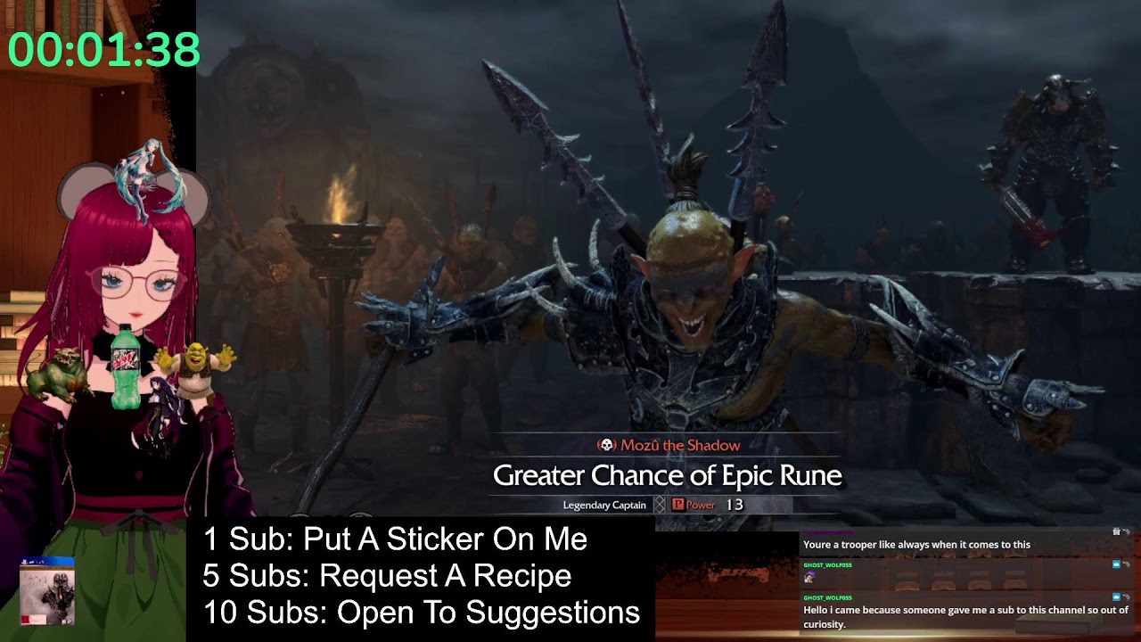 Shadow of Mordor Subathon!!!