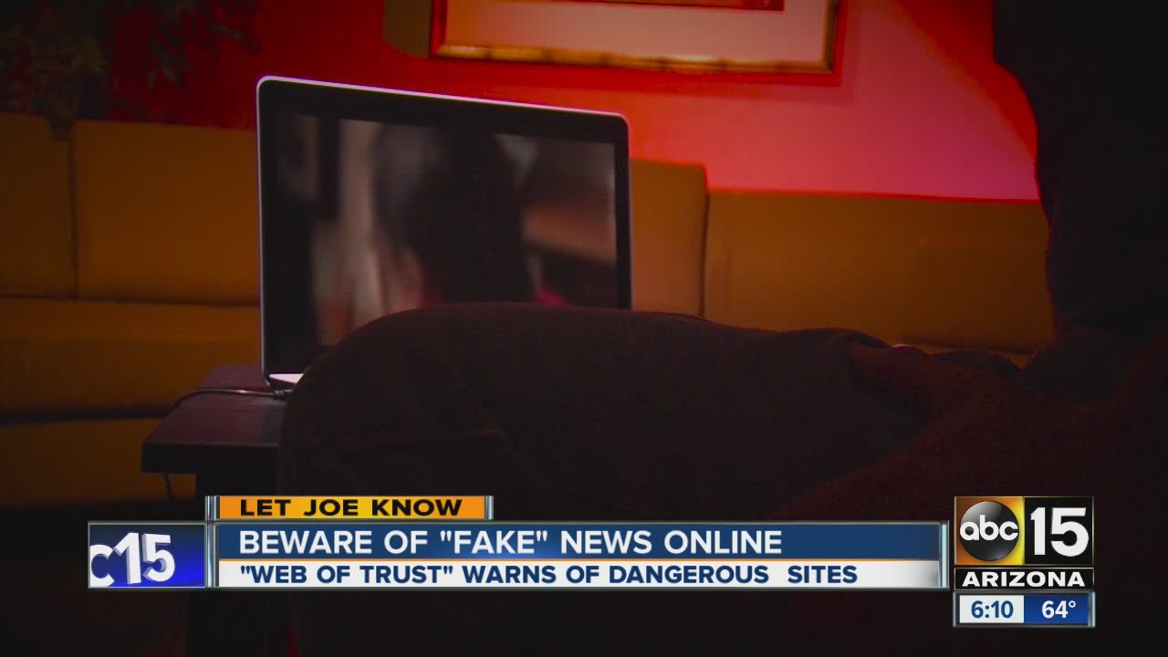 Let Joe Know: Beware of fake news online