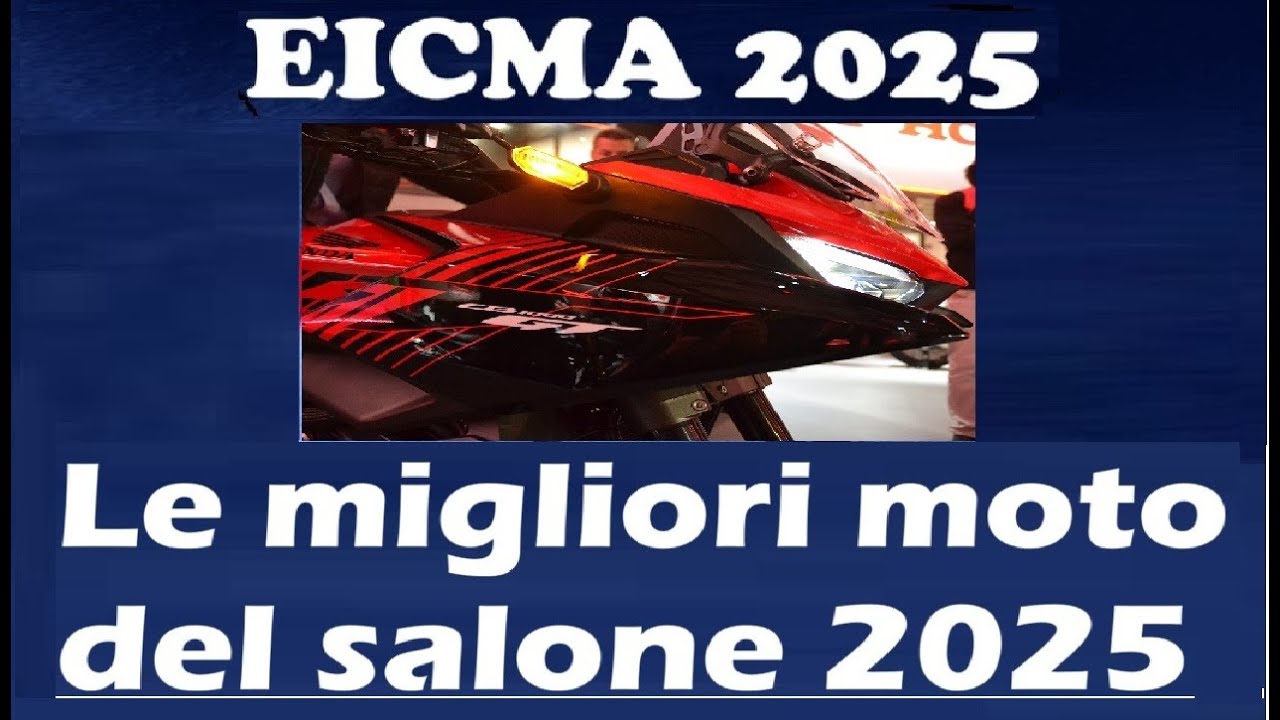 Novita' Eicma 2025 le moto Top del salone.