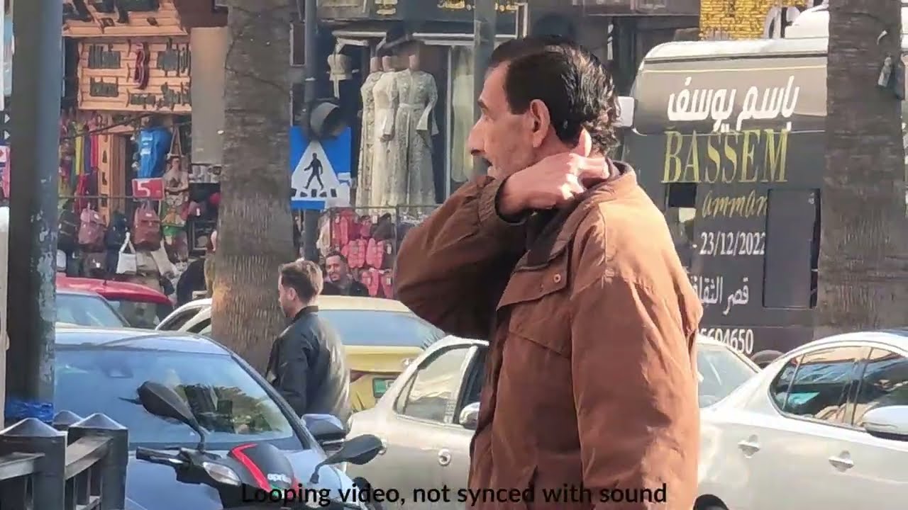 (No-Ads Scenic Relaxation) Discover the Mesmerizing Sounds of Downtown Amman Jordan!