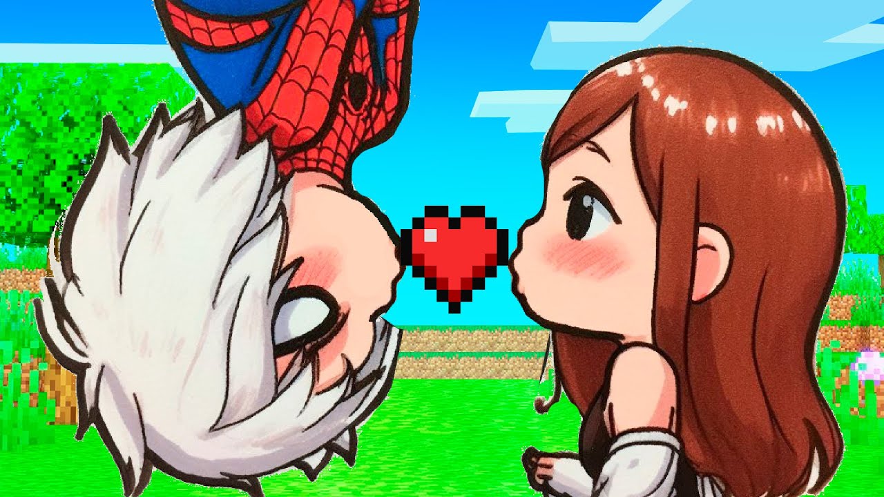 AMOR DE ARANHAS no MINECRAFT!