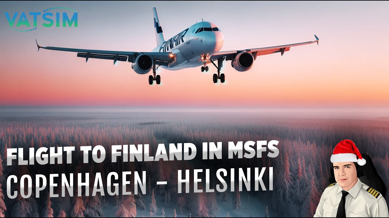 Copenhagen to Helsinki: A320 VATSIM Quick Flight