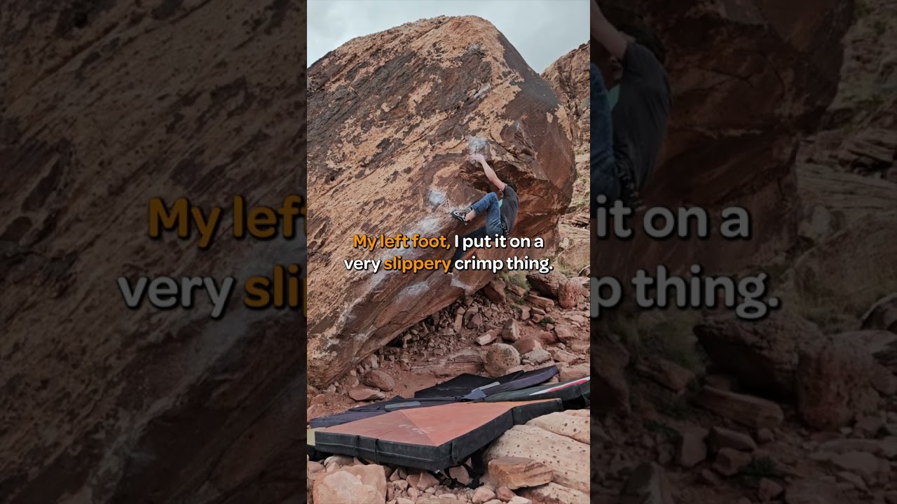 Breathing is movement - Bubble Butt (v7) Red Rocks, NV  #climbing #bouldering #redrocks
