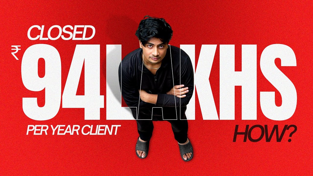Closed a ₹94Lakh/yr Client & Sharing How We Do This?