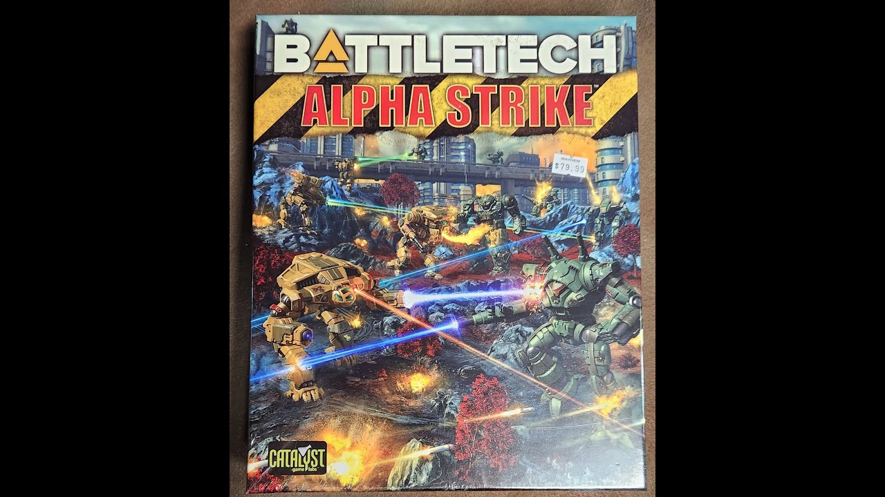 Battletech: Alpha Strike Boxset Unboxing 2023