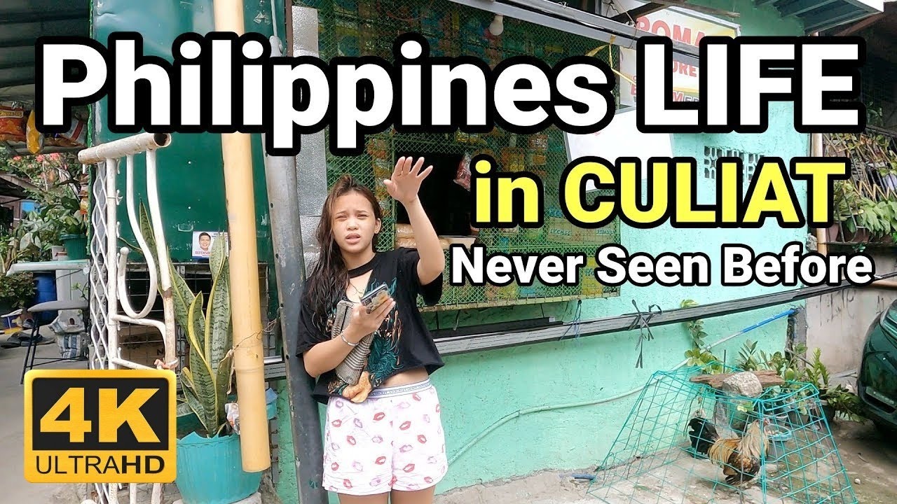 SUPER INTENSE | WALK at EXTREMELY Narrow Alley Residence in CULIAT Philippines [4K] 🇵🇭
