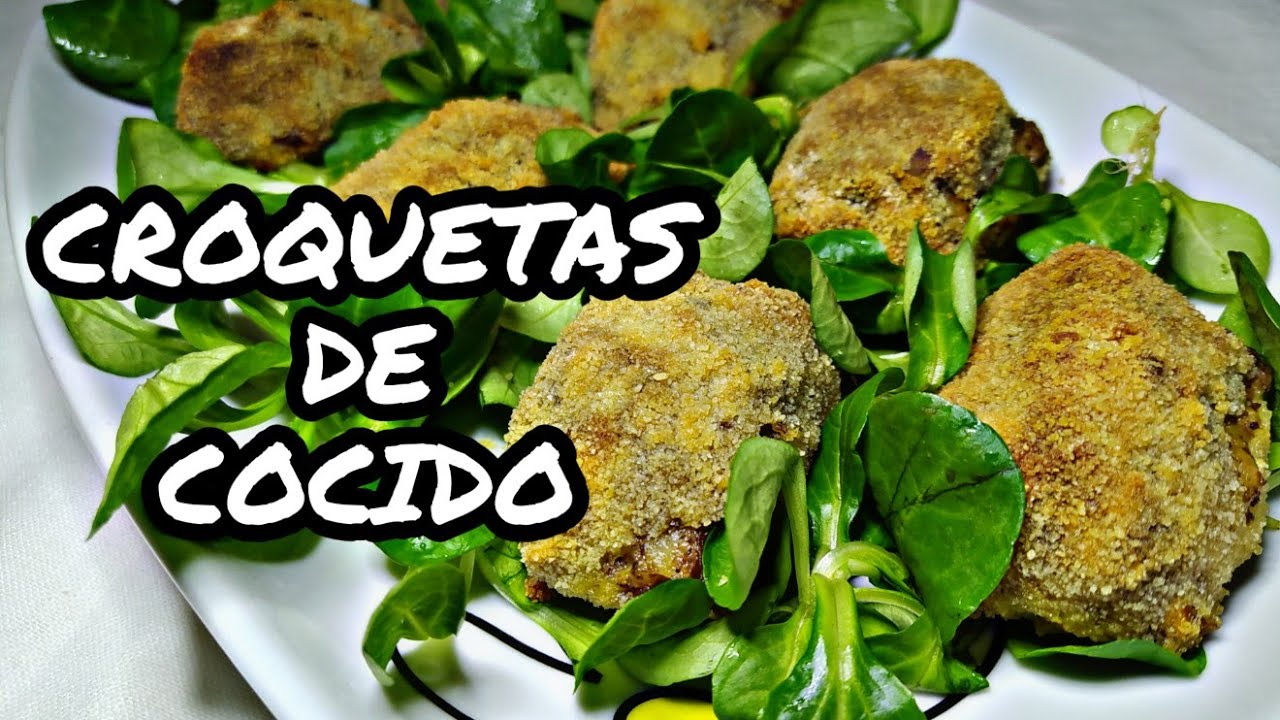 LAS MEJORES CROQUETAS DE COCIDO! EN HORNO