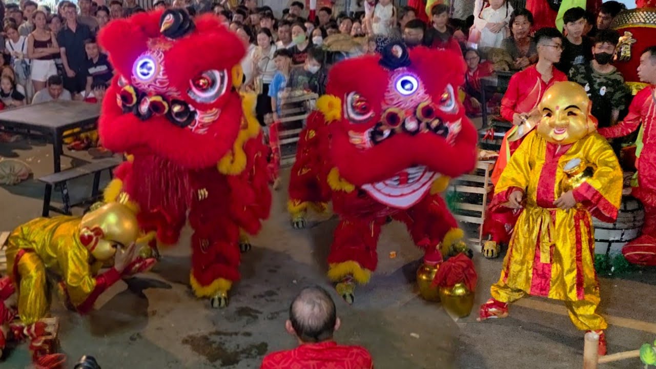 Múa Lân Say Rượu Phá Ông Địa bỏ chạy cười xỉu LSR Tinh Anh Đường Múa Lân Hay Nhất 2026