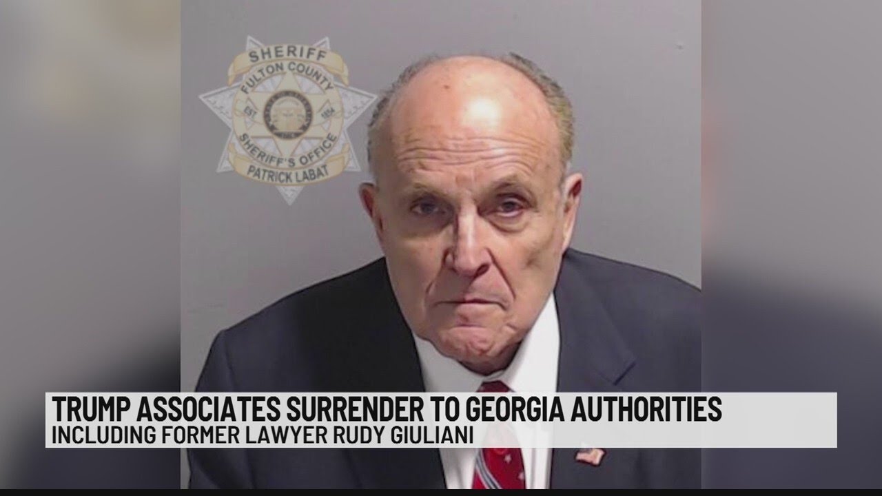 Trump associates surrender to Georgia authorities
