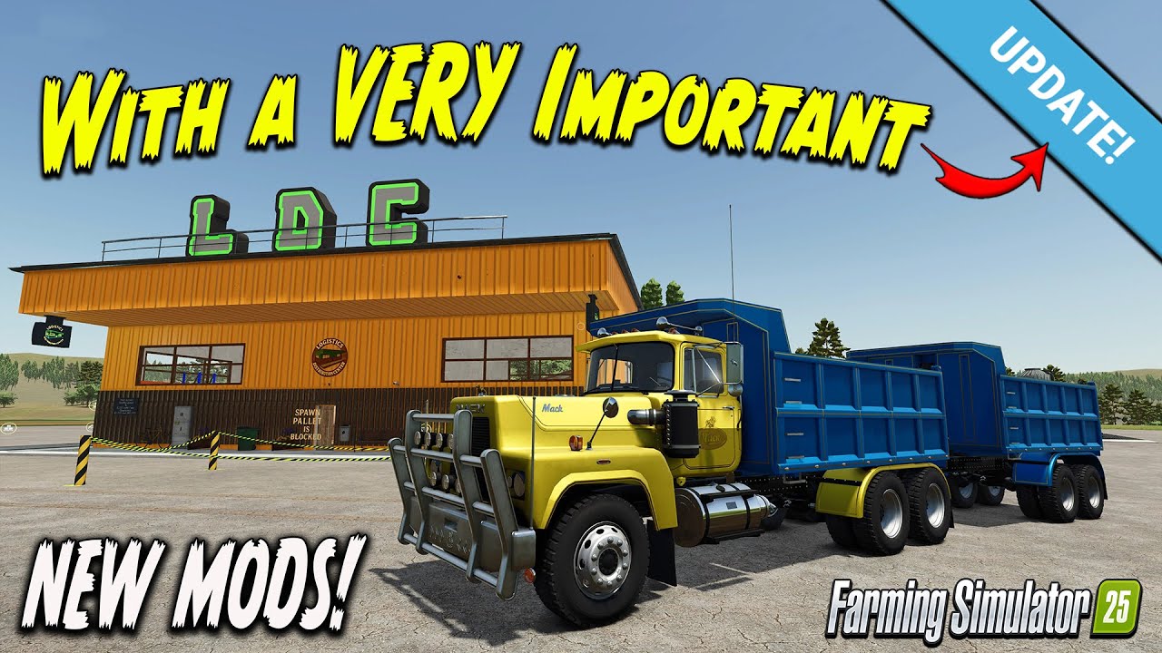 АВТОЗАГРУЗКА РАЗНЫХ ПРОДУКТОВ ОДНОВРЕМЕННО?! МОДЫ (ОБЗОР)?!! FARMING SIMULATOR 25