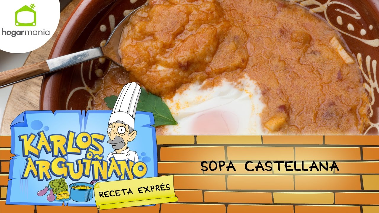 Sopa castellana receta de Karlos Arguiñano