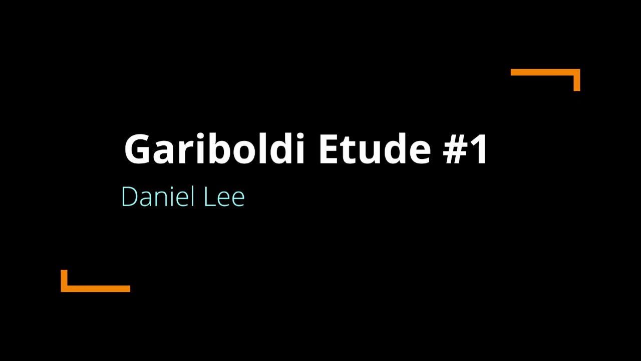 Gariboldi Etude #1 - Flute by Daniel Lee