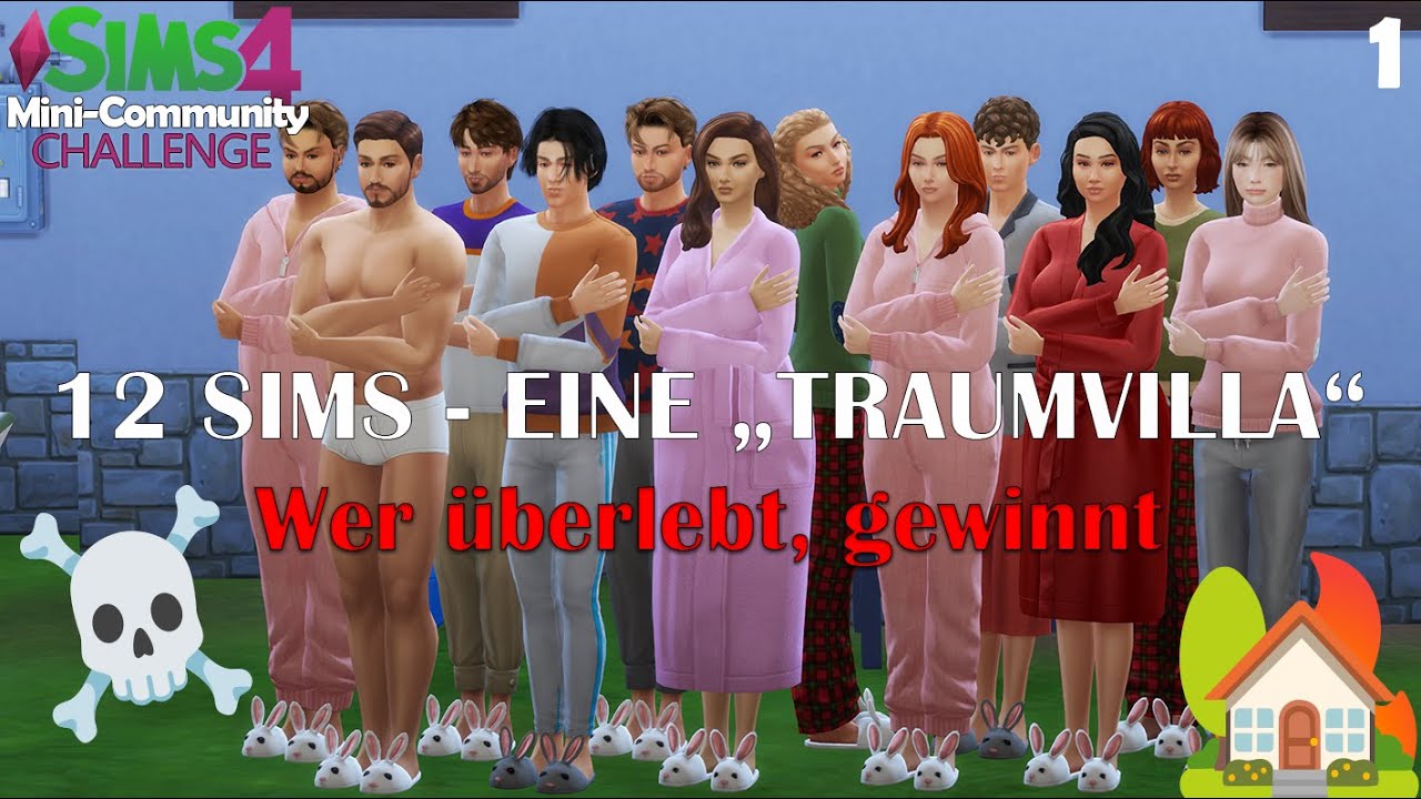 Wer Überlebt diese Gefährliche Villa? 🏡 - Die Sims 4 Mini-Community Challenge Part 1