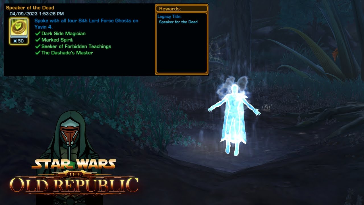 SWTOR Guide : Speaker for the Dead Secret Achievement