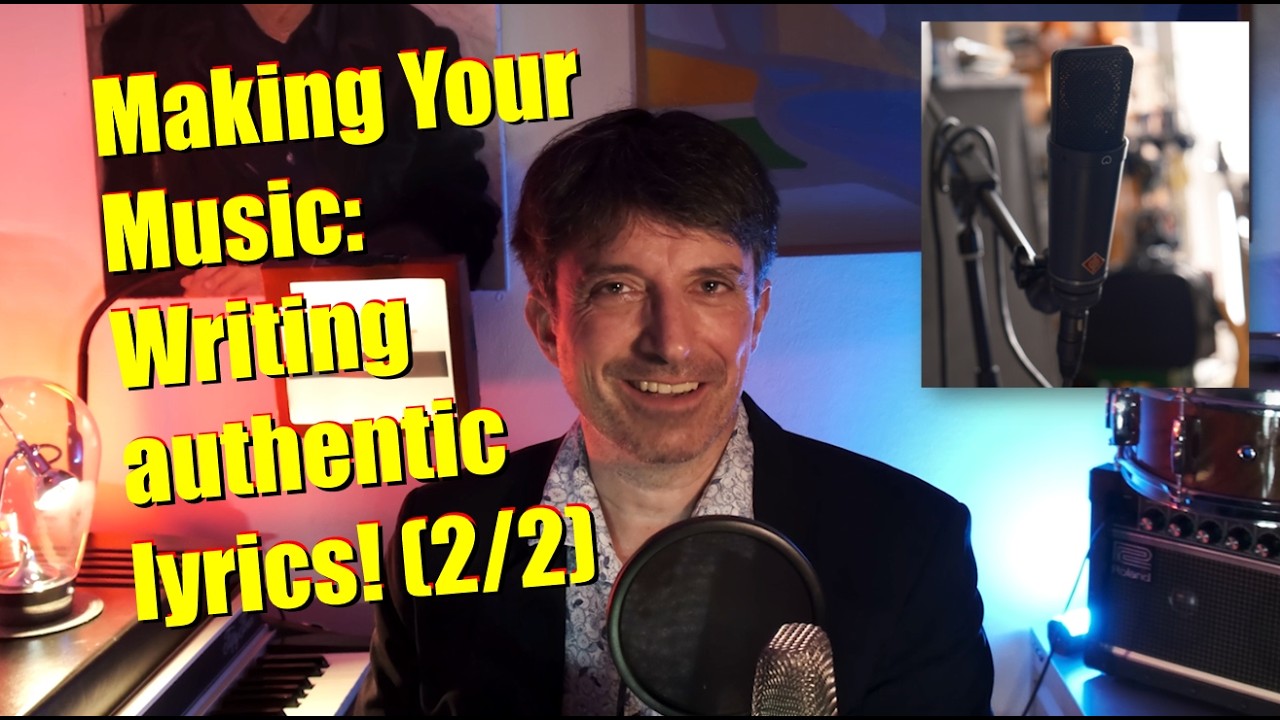 Making music: Let's discuss how to write authentic lyrics for your songs without AI! (2/2)