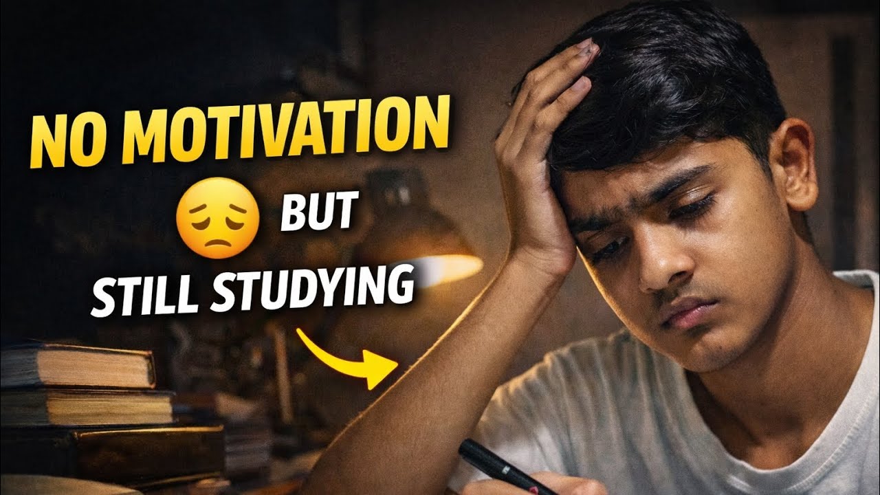 Realistic Study Vlog 📚। Exam preparation Day In My Life। No Motivation But Still Studying 😔