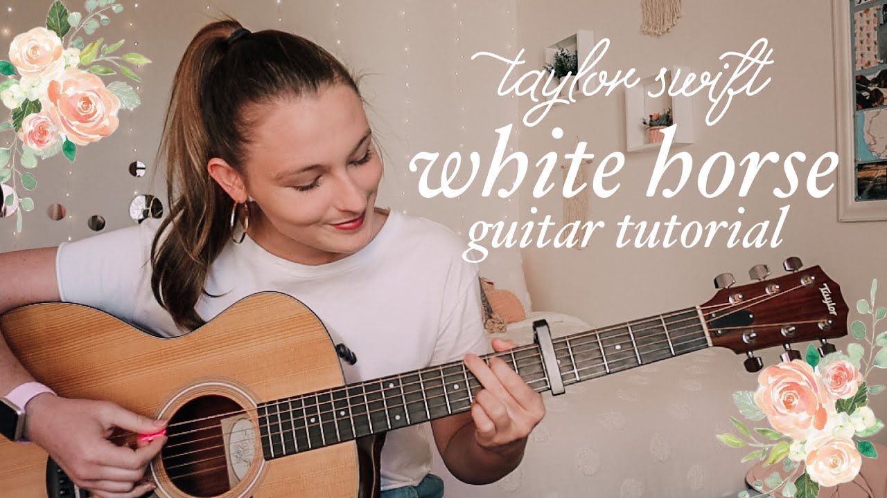 Учебник по игре на гитаре Taylor Swift White Horse 2021 // Nena Shelby