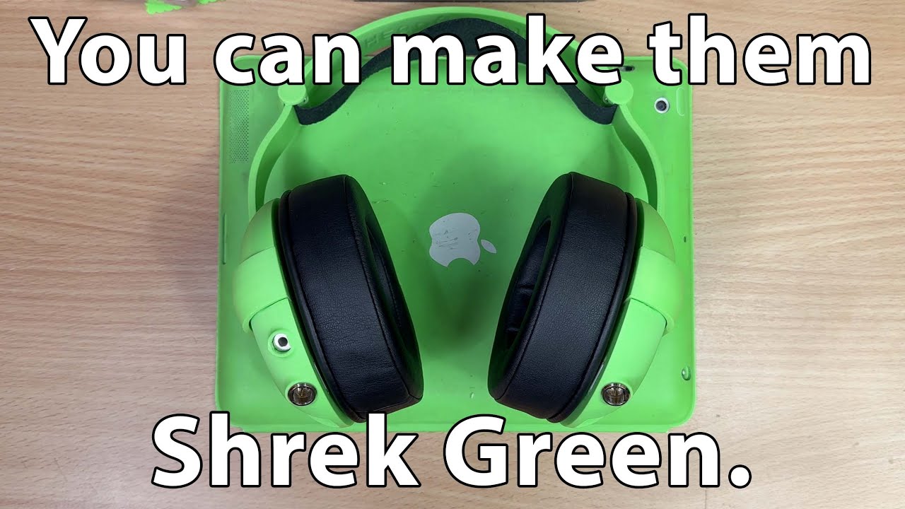 3D printed headphones.