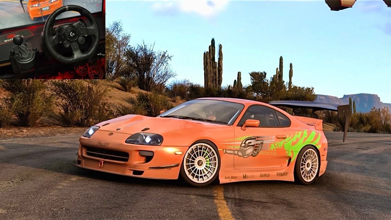 Toyota Supra Mk4 - Forza Horizon 5 | Logitech G923 Steering wheel Gameplay 