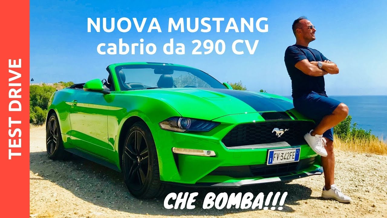 Ford Mustang Cabrio 2.3 Ecoboost da 290 CV