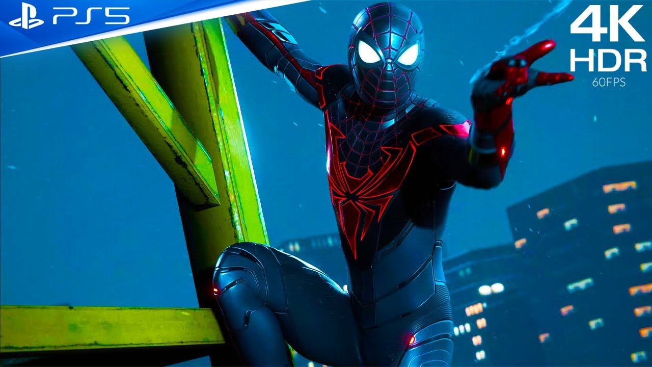 PS5 SpiderMan Miles Morales | Made For The PlayStation | Ultra High Realistic Graphics 4K HDR 60FPS