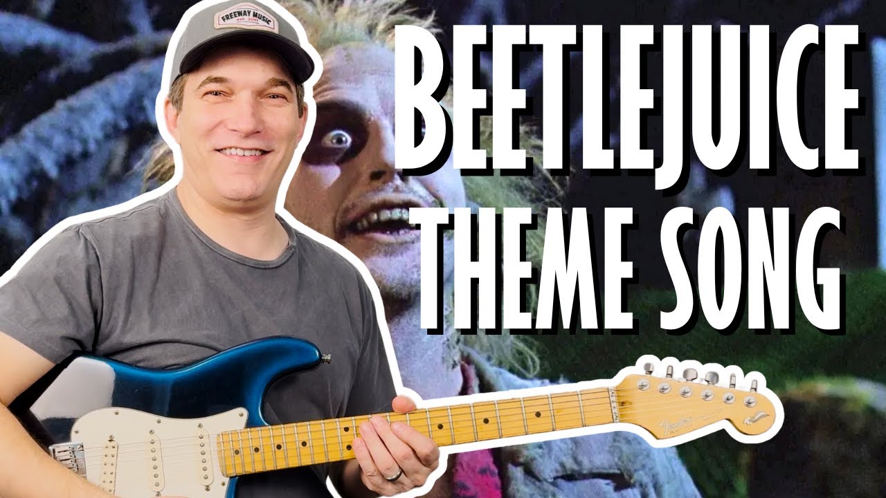 Песня из Beetlejuice &mdash; прохождение на гитаре + пояснения с табулатурами!