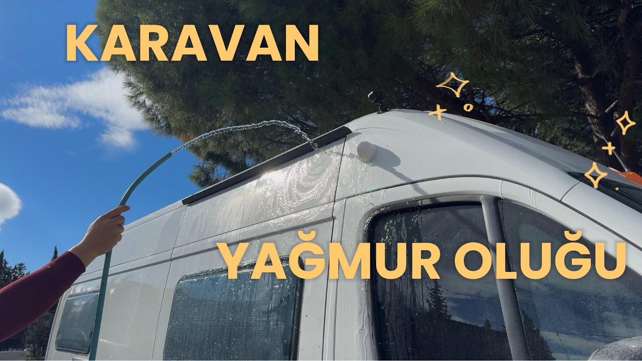 KARAVAN YAĞMUR OLUĞU - MONTAJ VE TEST VİDEOSU (Karavanı Su Alanlar Mutlaka İzlesin)