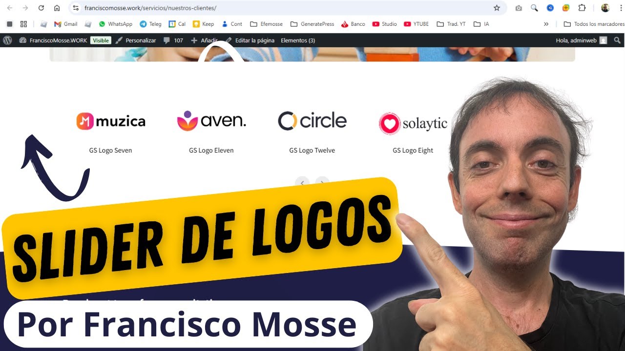 🖼️ Como crear un carrusel o slider de logos en Wordpress. Tutorial paso a paso