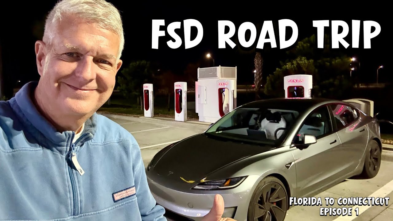 Tesla Model 3 Road Trip! FL To CT Ep. 1
