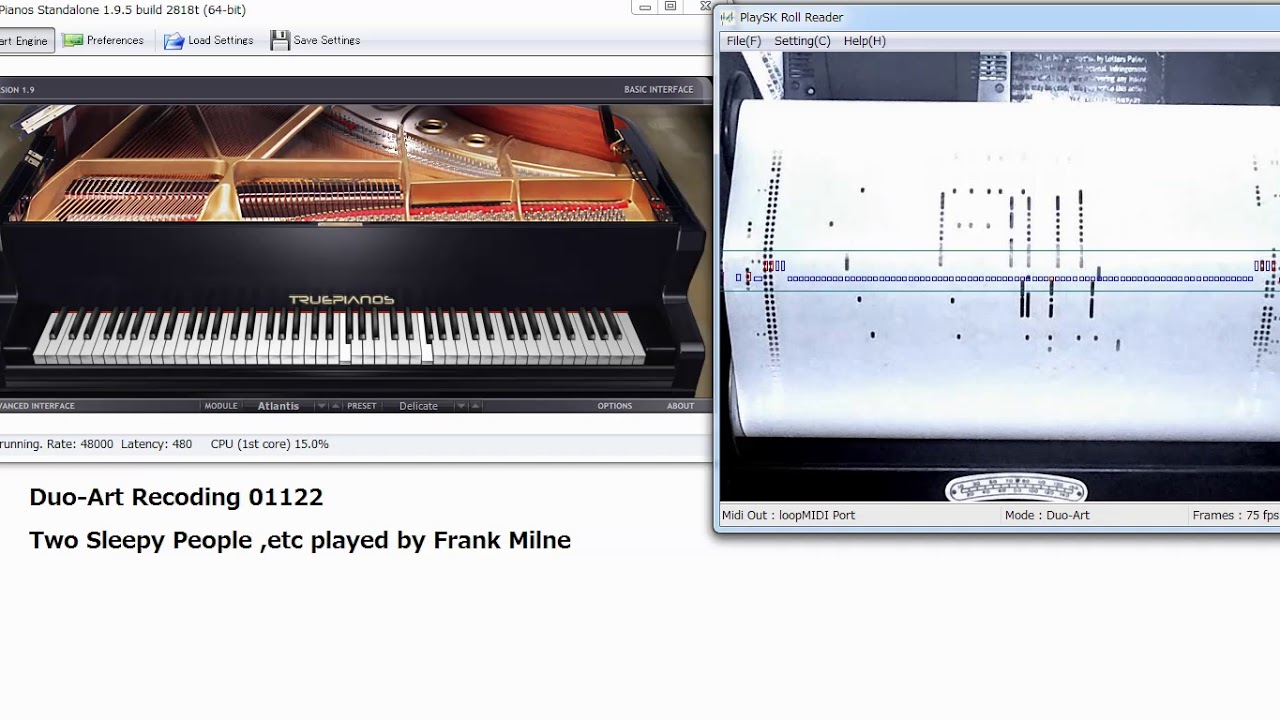 Frank Milne plays 