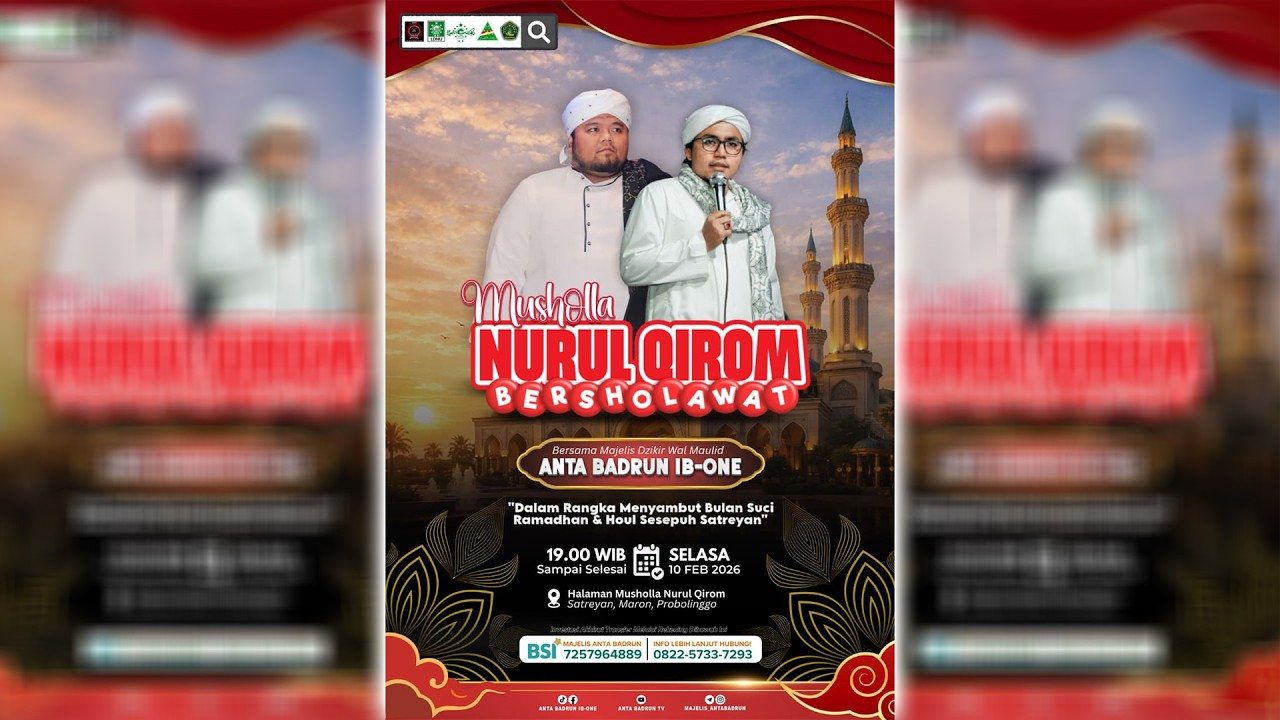 🔴Live Streaming |  SATREYAN BERSHOLAWAT  |  BERSAMA MAJELIS ANTA BADRUN IBNU ALWAN GENGGONG