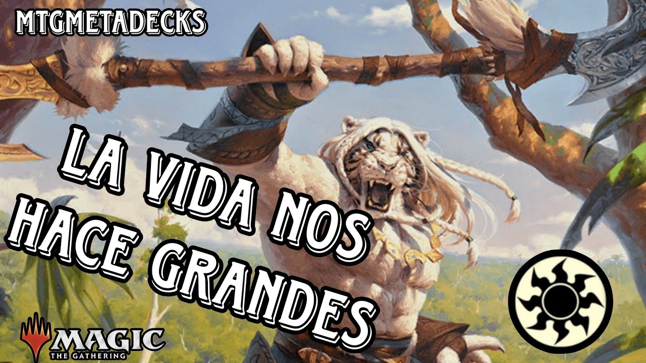 🦁 MAZO MONO WHITE DE VIDA: LLENA LA MESA CON CRIATURAS Y SOBREVIVE CON GANANCIA DE VIDA