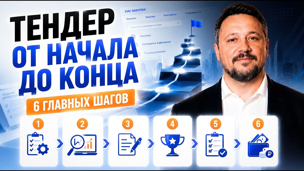 Первый тендер от начала до конца | Тендеры для новичков и опытных