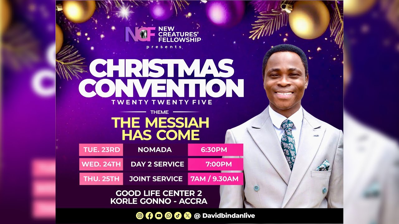 Christmas Convention 2025: The Messiah Has Come: Live In This Reality | 25th December 2025