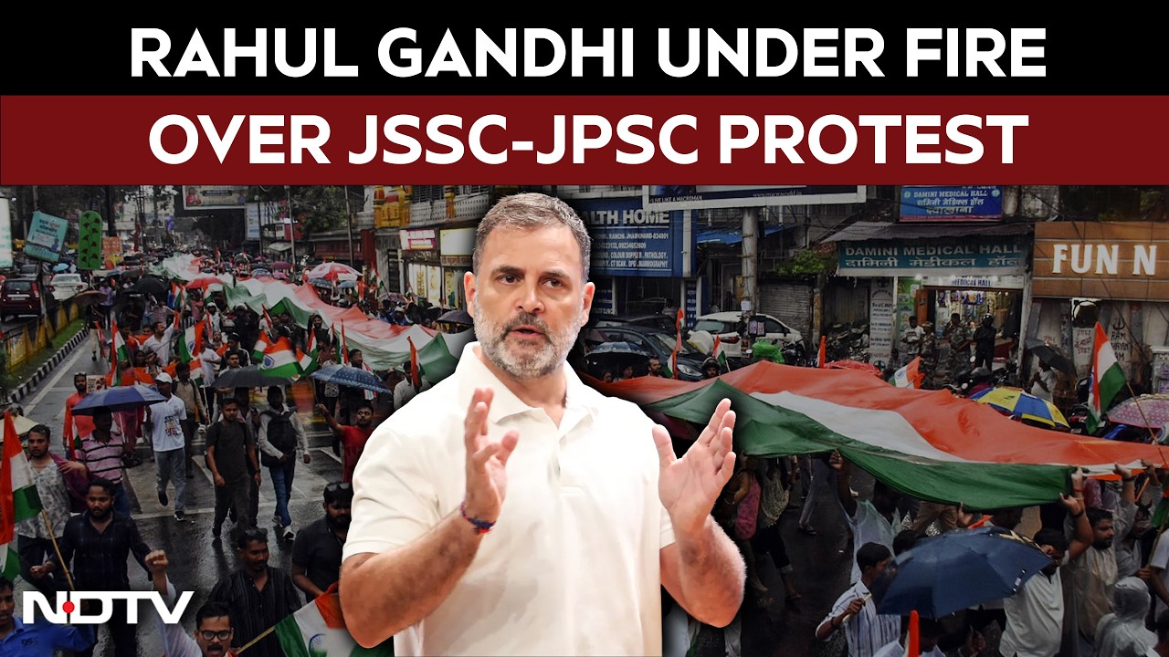 JSSC-JPSC Protest | Jharkhand Students' Protest Sparks Political Row; BJP Questions Rahul's Silence