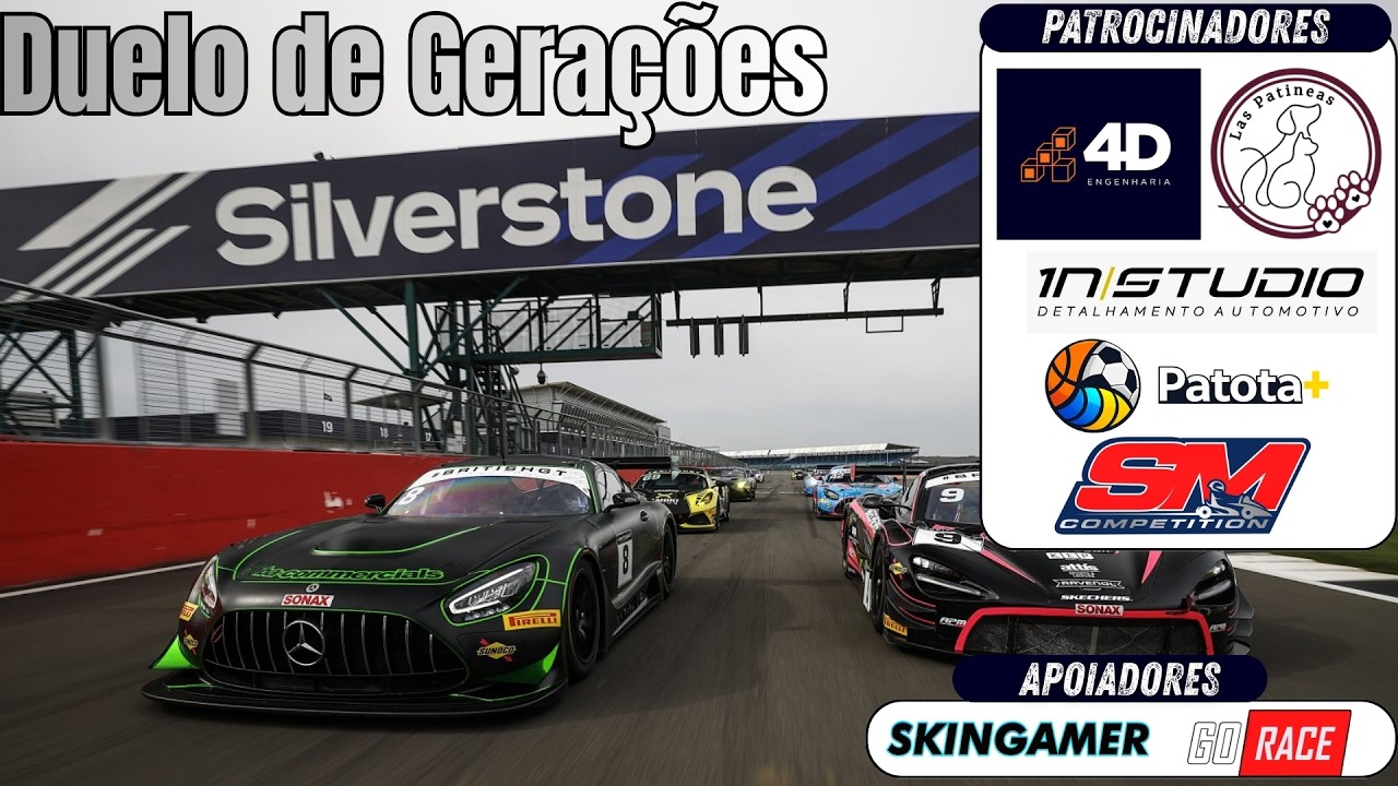SILVERSTONE GT3 | DUELO DE GERAÇÕES 4ª TEMPORADA - ETAPA 3 | AUTOMOBILISTA 2 | LIGA LETS GO
