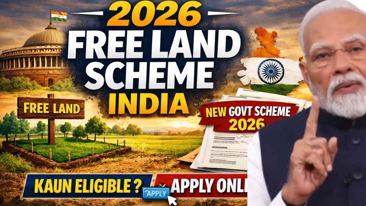 2026 Free Land Scheme India | New Government Scheme | Kaun Eligible & Apply Online @TECHNICALJAIK