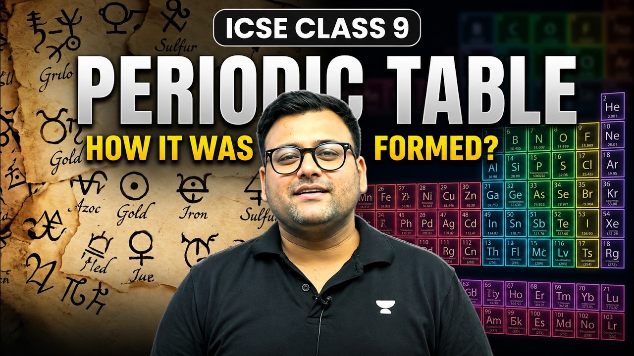 The Periodic Table - Full Chapter in ONE Shot | Chemistry Class 9 ICSE | Kumar Sir