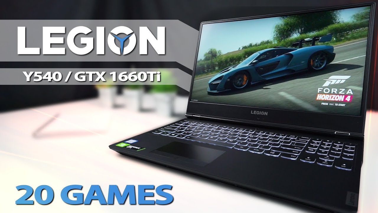 Lenovo Legion Y540 Gaming Benchmarks - GTX 1660Ti / i7-9750H / 20 games 2019