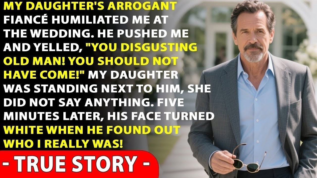 My Daughter’s Arrogant Fiancé Humiliated Me at the Wedding — Then He Learned Who I Really Was...
