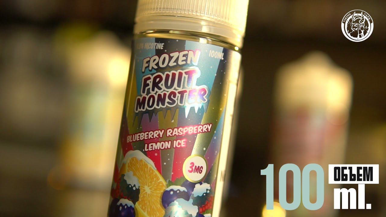 Обзор жидкости Frozen Fruit Monster Blueberry Raspberry Lemon для вейпа
