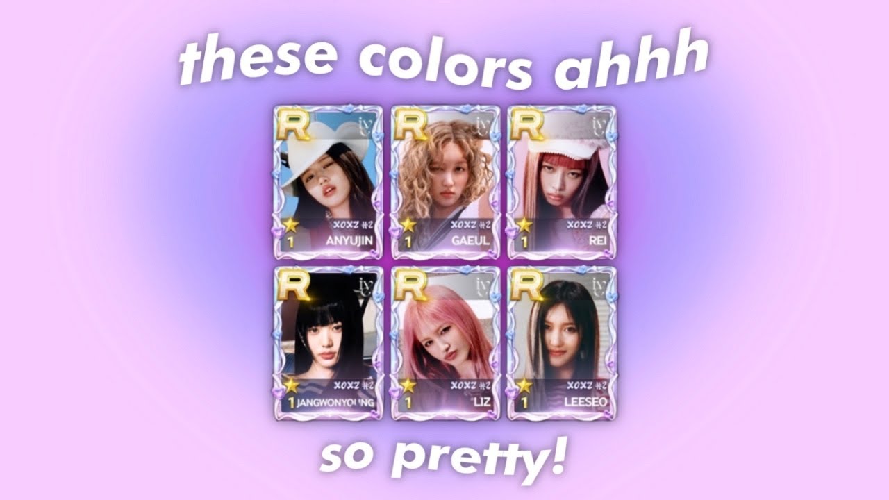 ive xoxz limited theme 💜 superstar starship