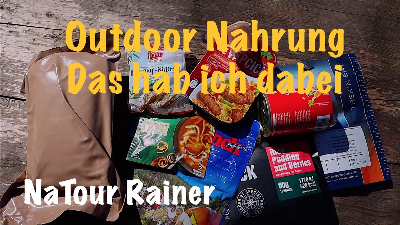 Meine Outdoor Nahrung - Das hab ich dabei #outdoor #trekking #hiking
