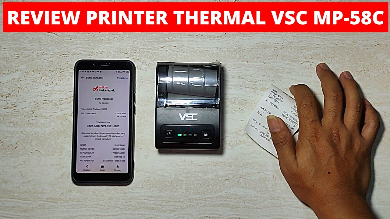 Review Printer Thermal VSC MP-58C