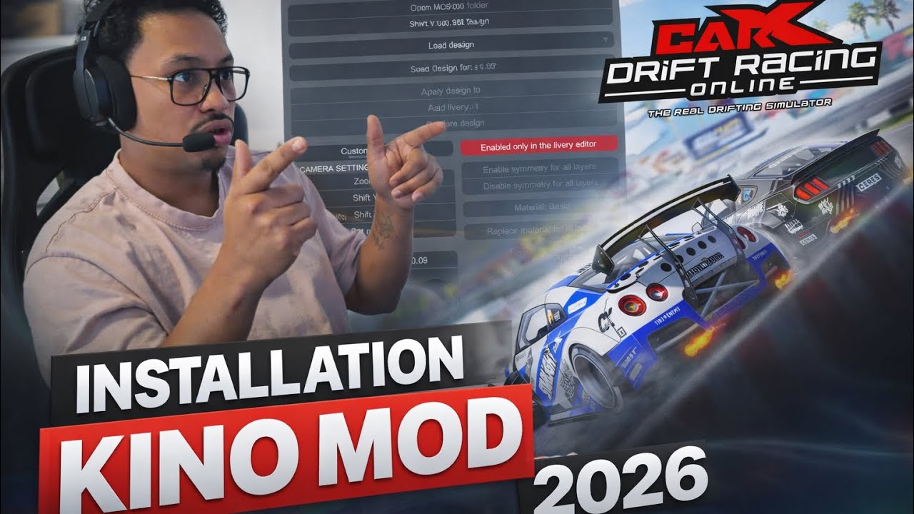 Installation KINO Mod 2026 Sur CarX Drift PC